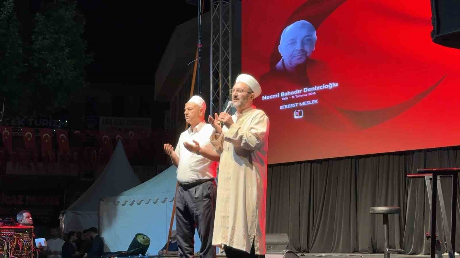 Bursa’da 15 Temmuz programı Uğur Işılak konseriyle son buldu
