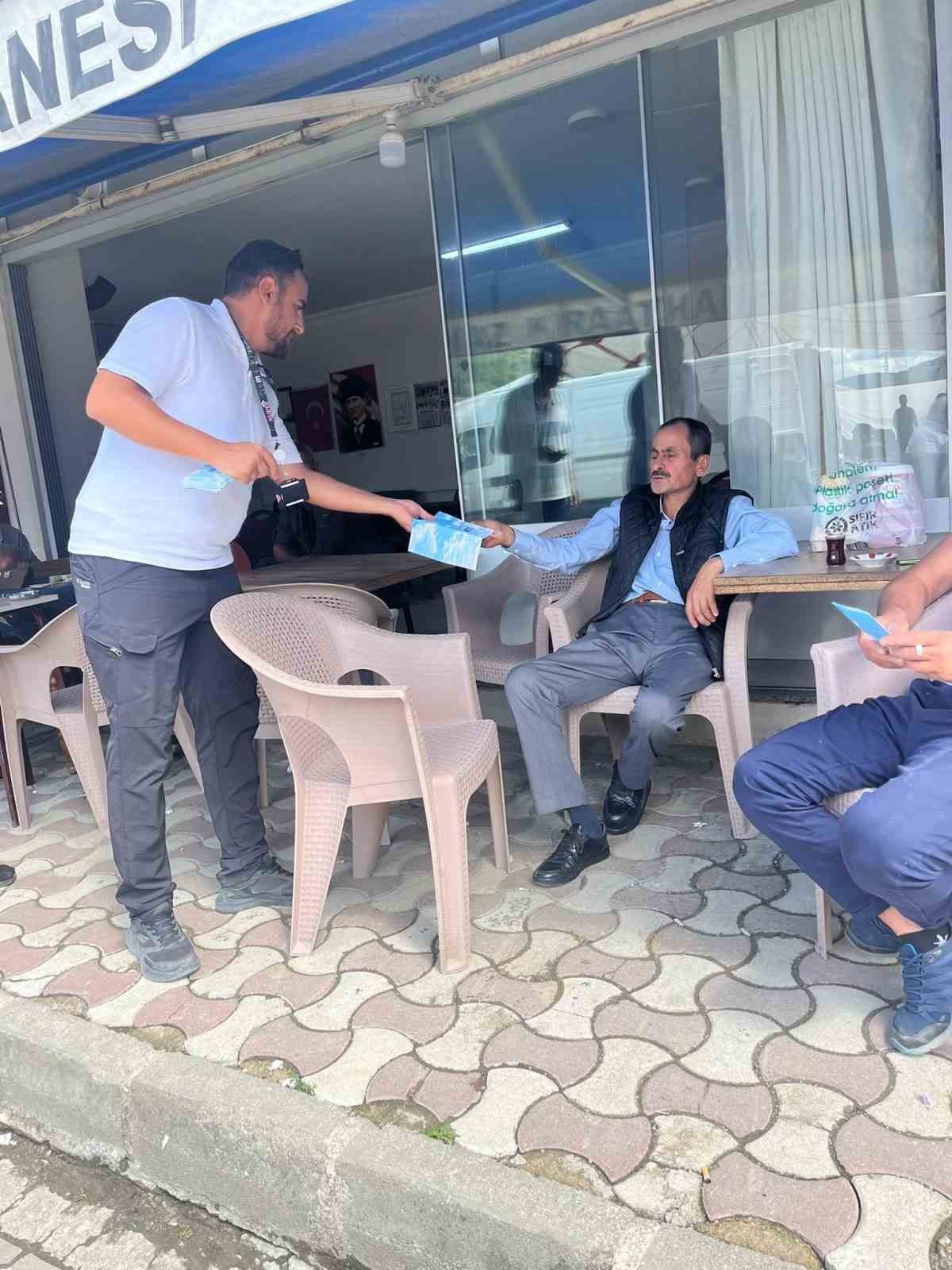 Sinop’ta vatandaşlar bağımlılığa karşı bilgilendirildi
