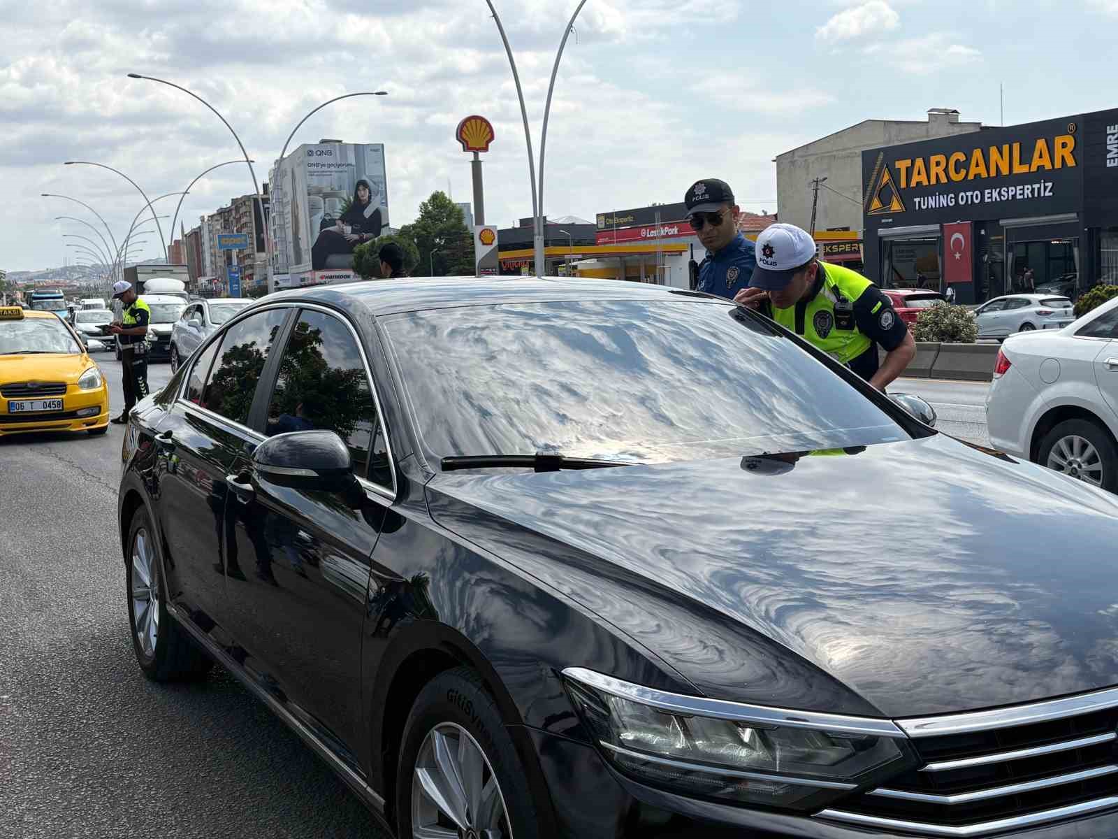 NATO zirvesi kapsamında Ankara’daki trafik denetimleri devam ediyor