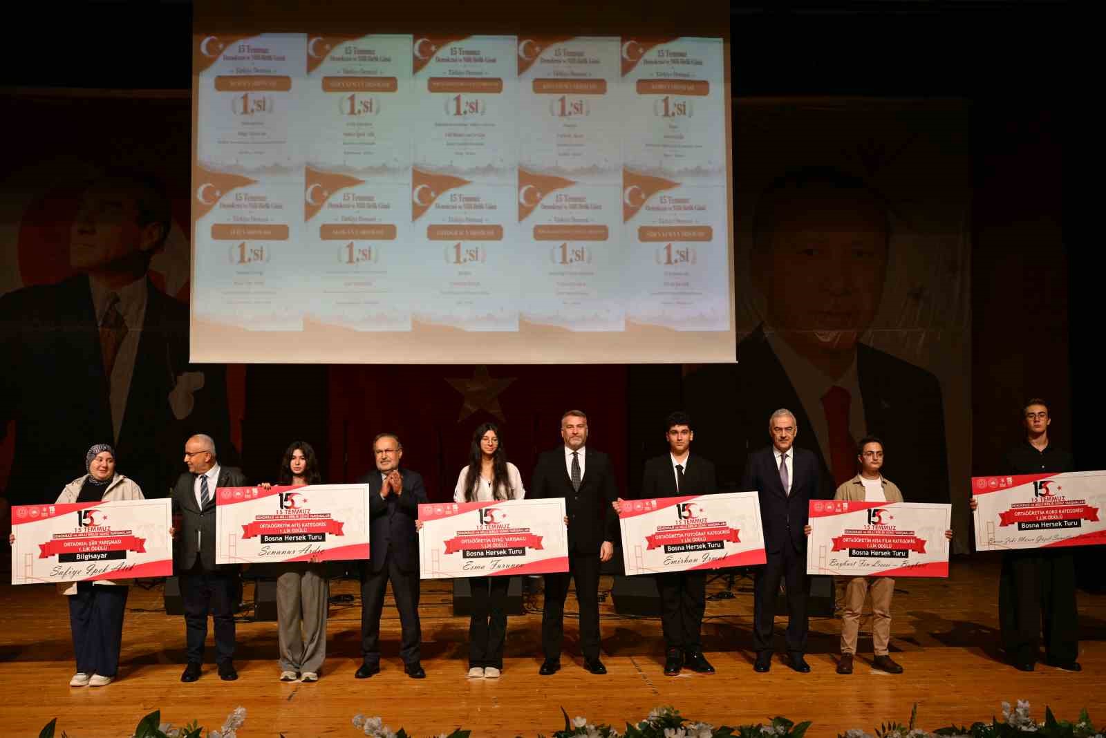 15 Temmuz Yarışmalarının Türkiye Finali Bursa’da gerçekleşti