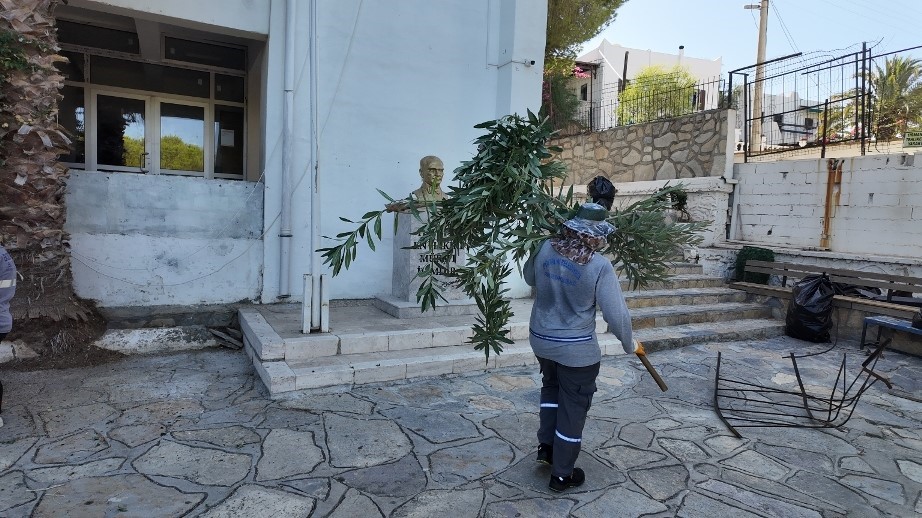 Bodrum Belediyesi’nden okullara bakım ve onarım desteği