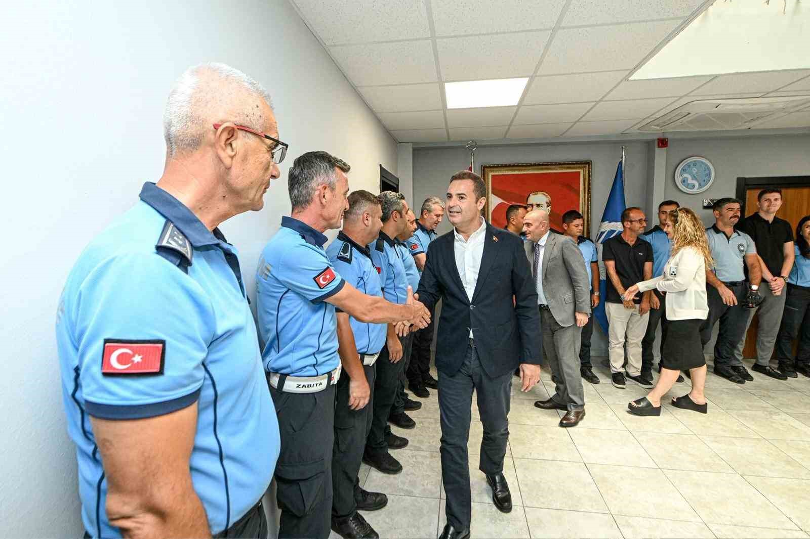 Başkan Ahmet Akın&rsquo;dan Zabıta Teşkilatına anlamlı ziyaret