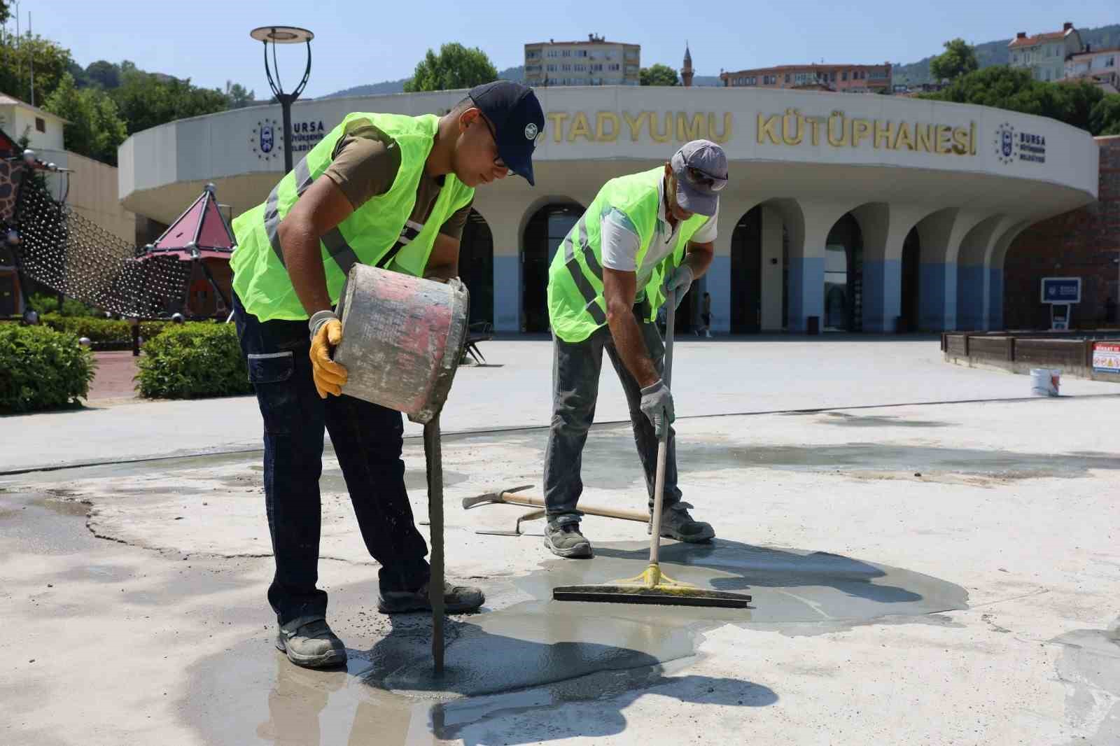 Büyükşehir’den Millet Bahçesi’ne estetik dokunuş