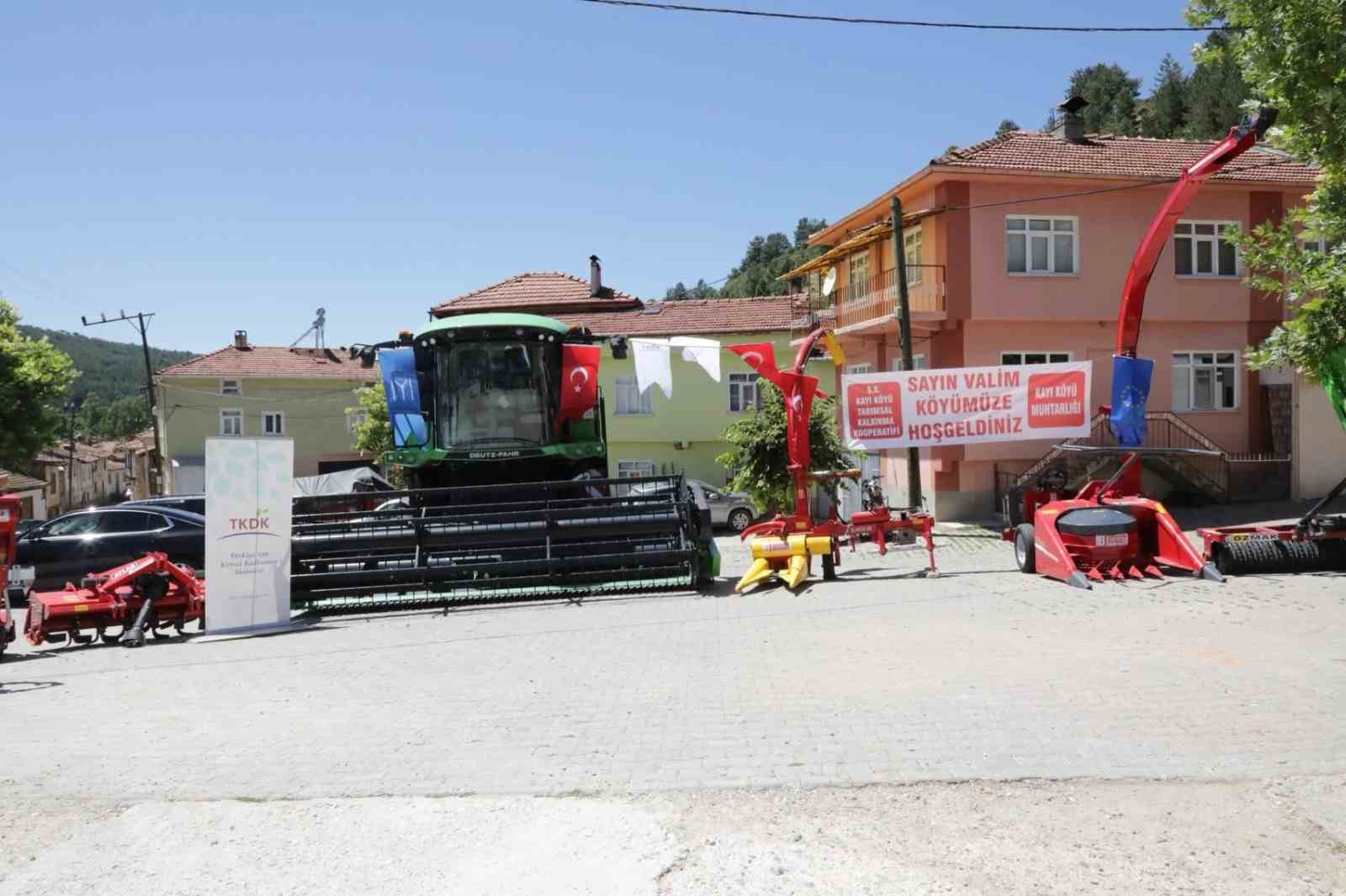 Emet’te 9,3 Milyon TL’lik makine parkı projesi hizmete açıldı