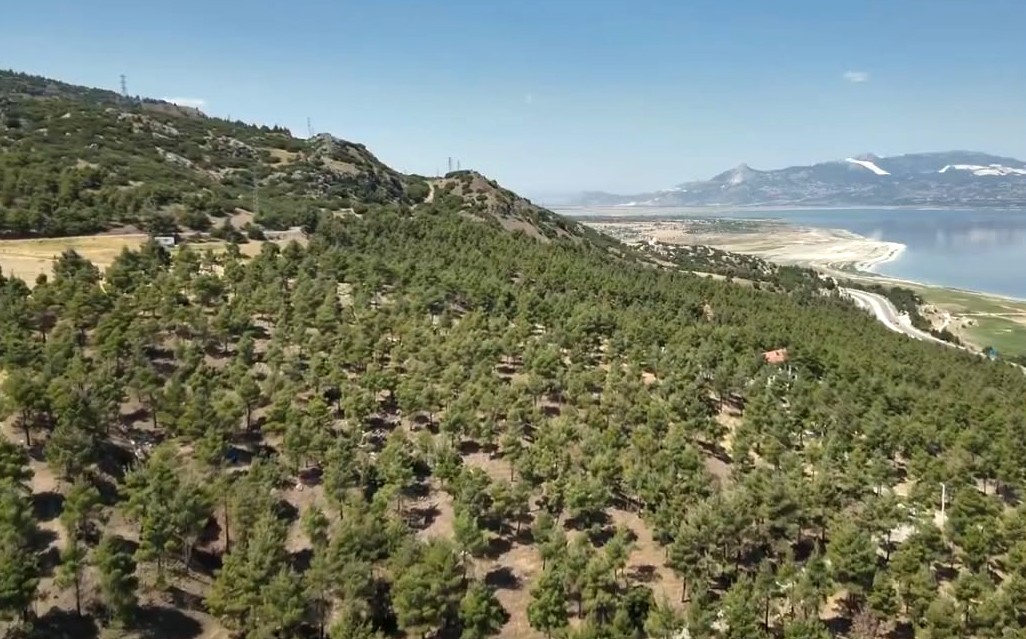 Burdur&rsquo;da ormanlar, yangınlara karşı polis tarafından dronla denetleniyor