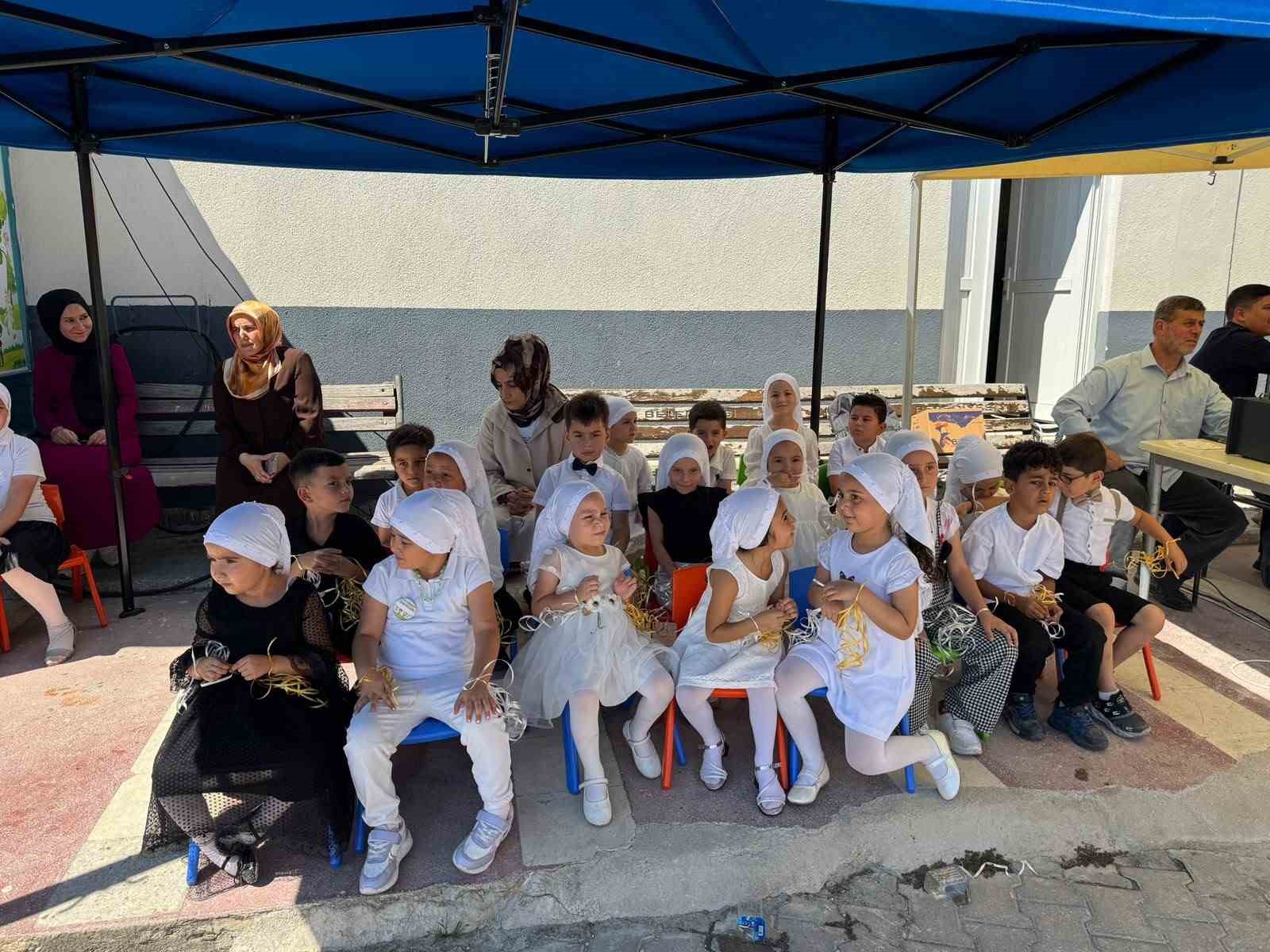Hanönü’nde Kur’an kursunu tamamlayan çocuklar için tören düzenlendi