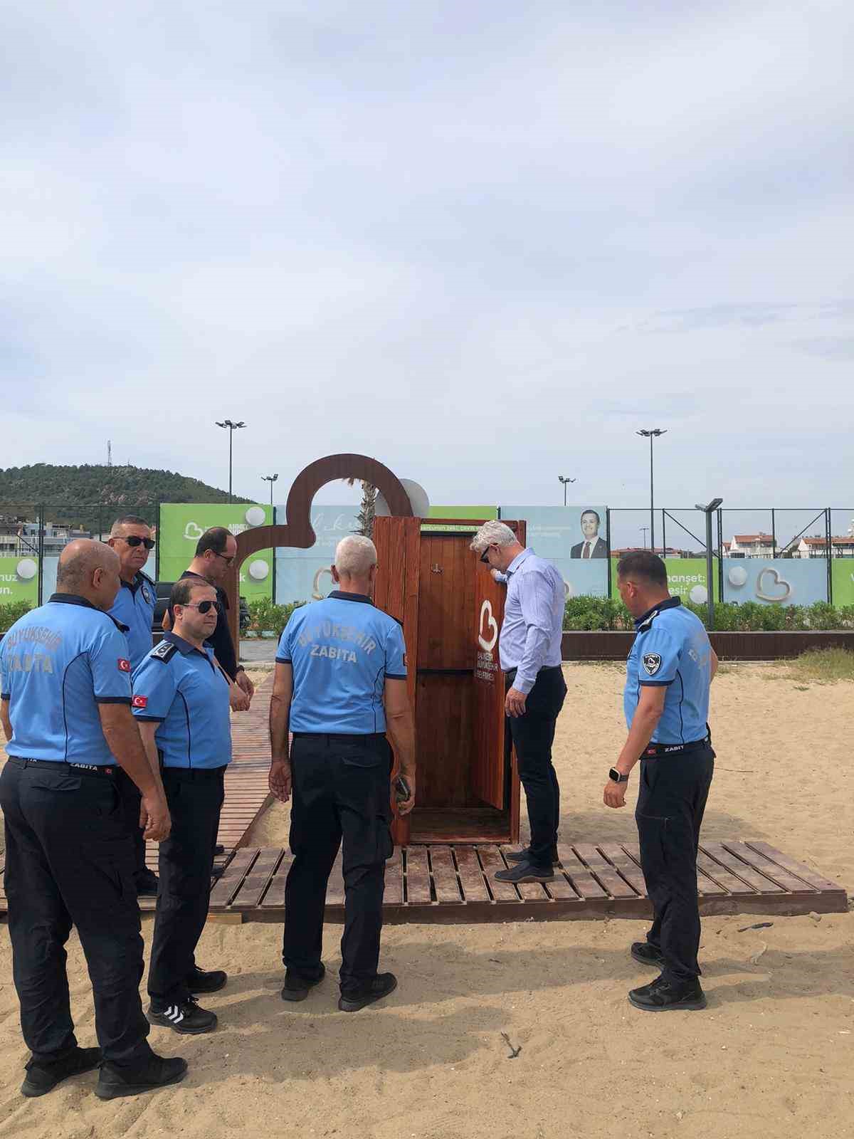 Balıkesir Büyükşehir Belediyesi’nden Sarımsaklı Plajı’nda sıkı denetim