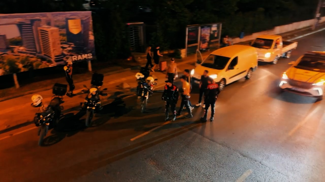 Başakşehir’de dron destekli denetimlerde 248 sürücüye 613 bin lira ceza kesildi