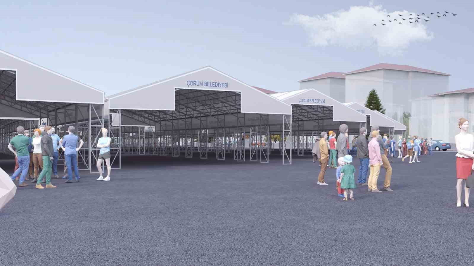 Çorum’da semt pazarlarındaki hizmet kalitesi artıyor