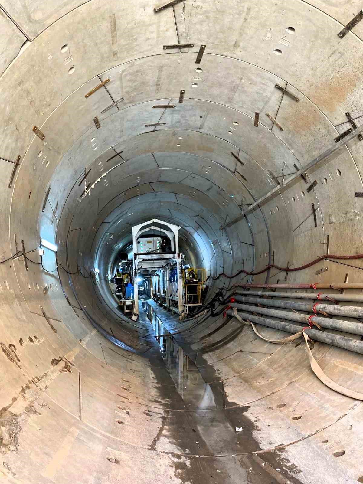 Körfezray’da tünel kazılarında 8 bin 278 metre aşıldı