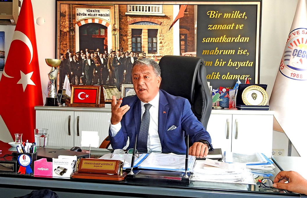 ÇESO Başkanı Köfüncü: "Çeşme esnafı sezonu beklenen düzeyde geçiremedi"