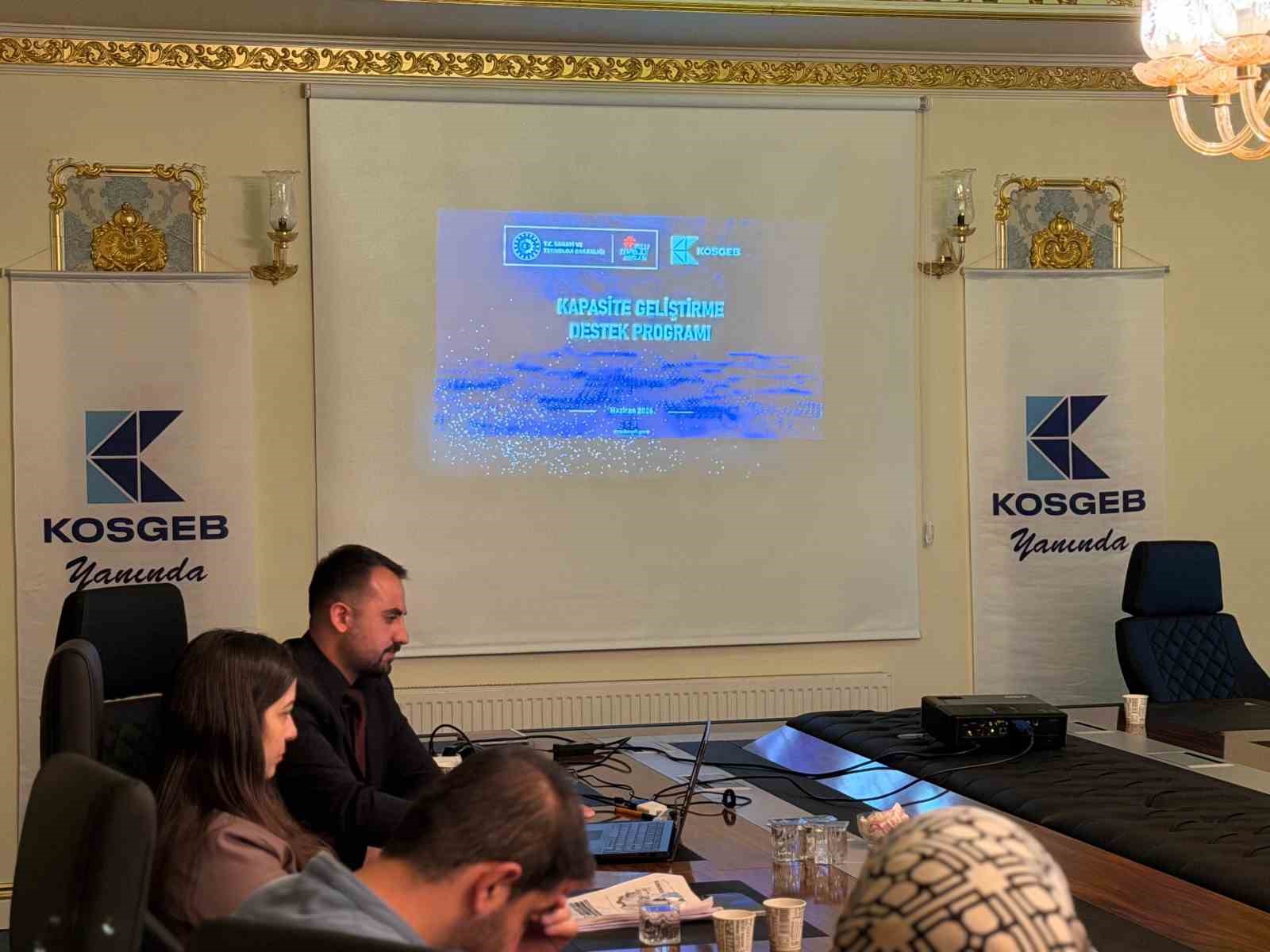 KOSGEB destek programları Ağrı’da tanıtıldı