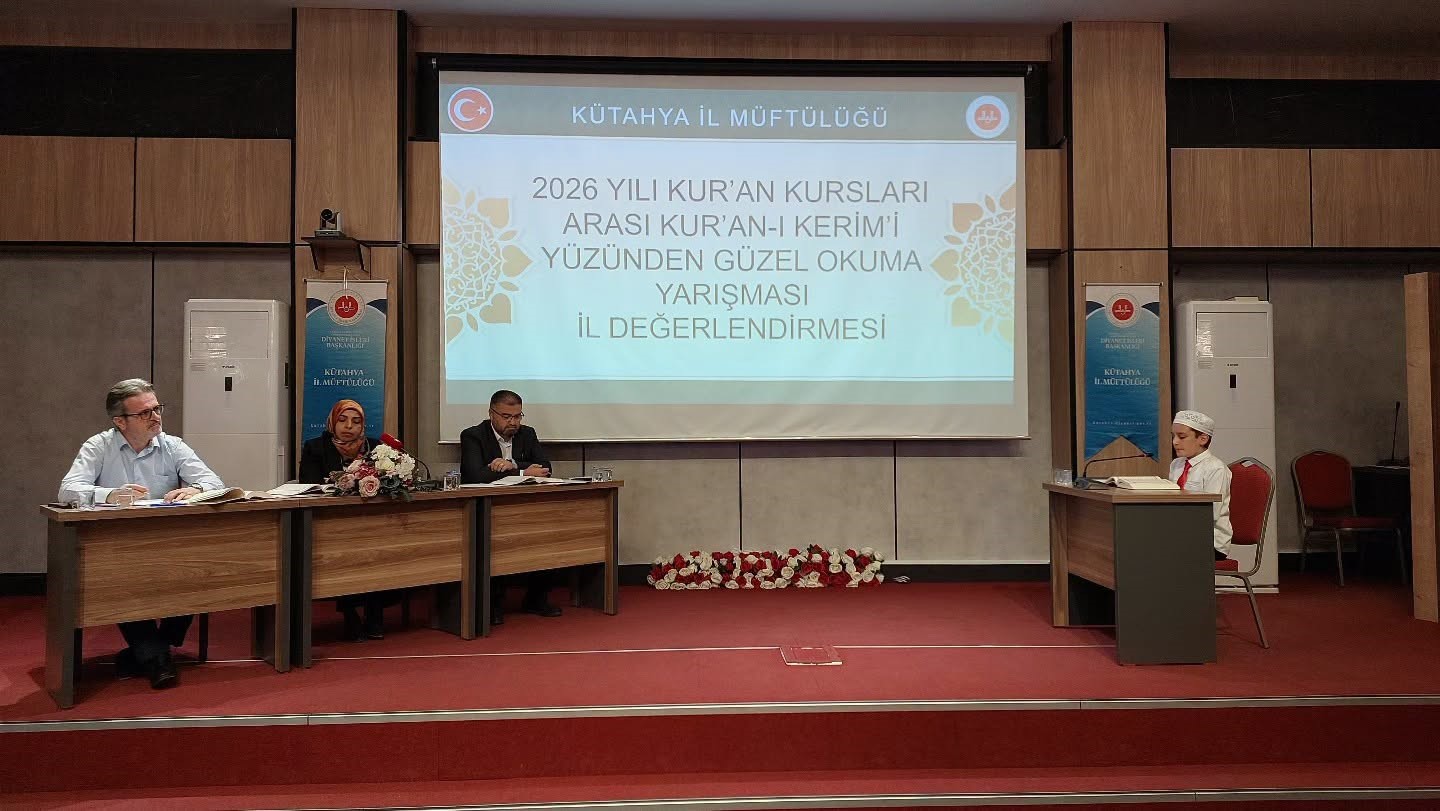 Kütahya’da ’Kur’an-ı Kerim’i Güzel Okuma Yarışması’ düzenlendi
