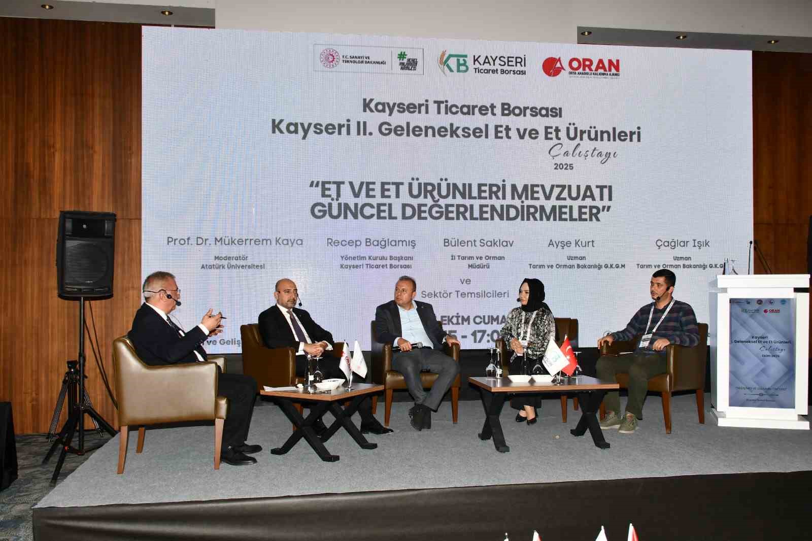 Kayseri’de masaya yatırıldı Türk Gıda Kodeksi’nde karşılık buldu