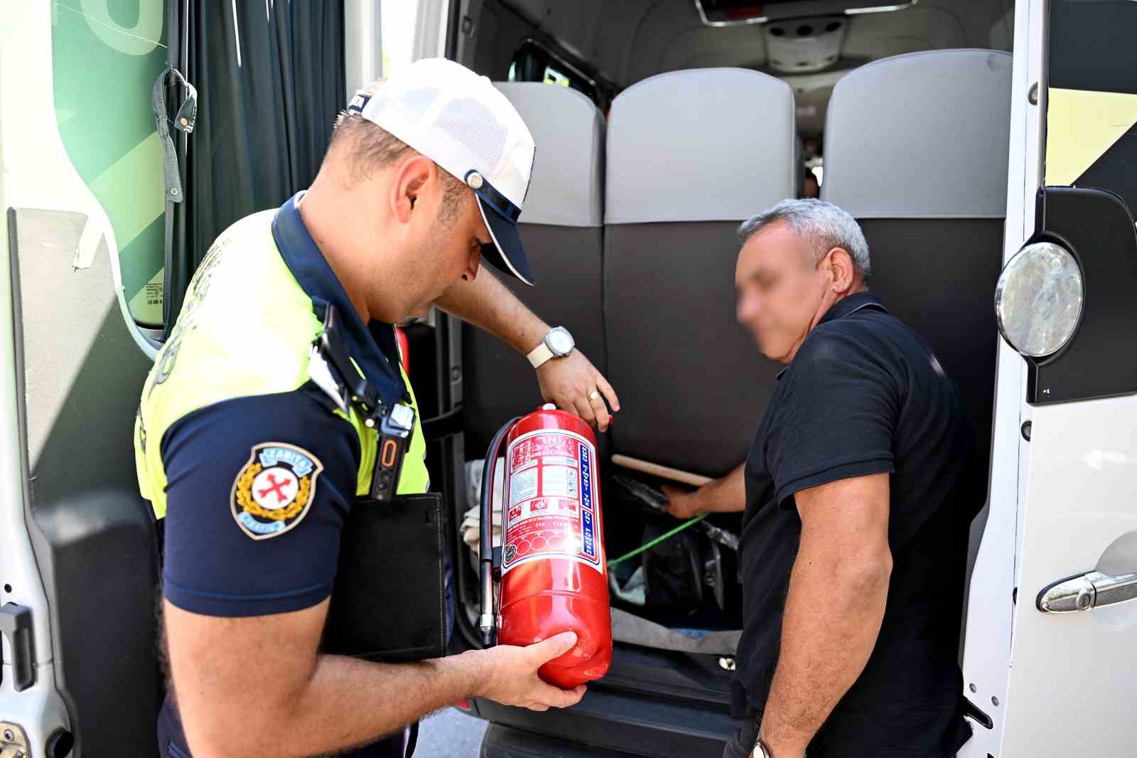 Mersin’de okul servislerine sıkı denetim