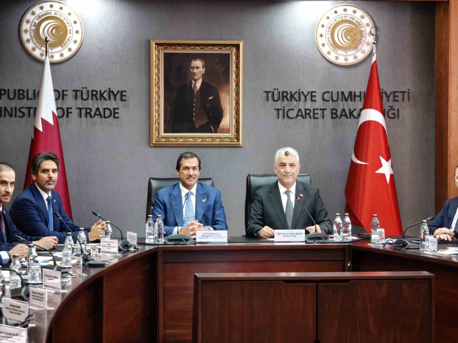 Bakan Bolat, Katarlı Mevkidaşı Al Sayed ile görüştü