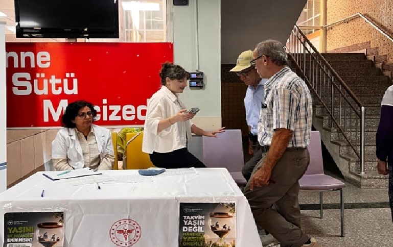Meydanda sağlık testi