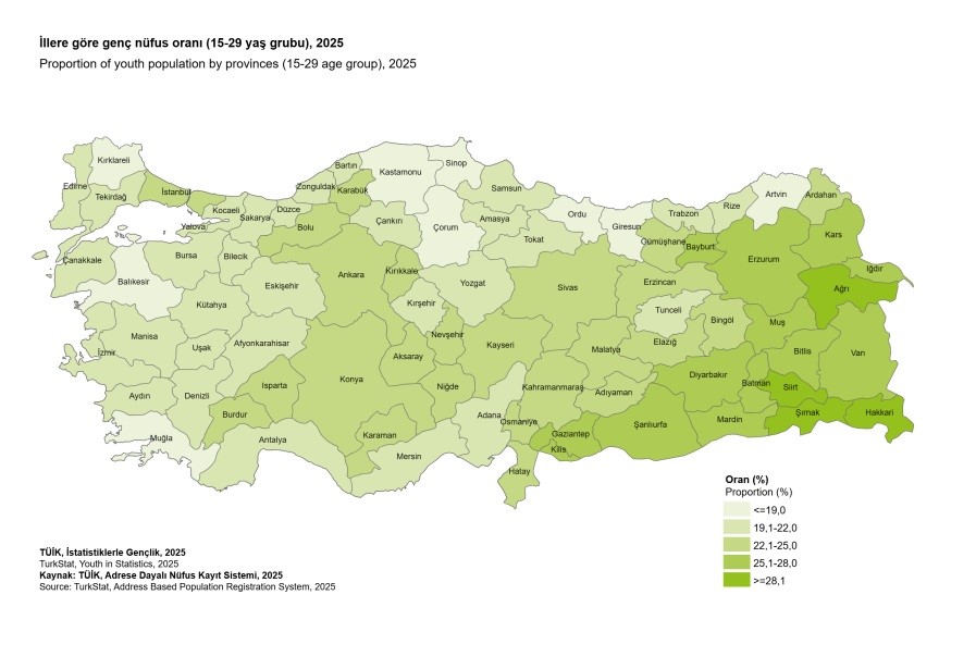 Aydın&rsquo;da gen&ccedil; n&uuml;fus oranı y&uuml;zde 12,5 oldu