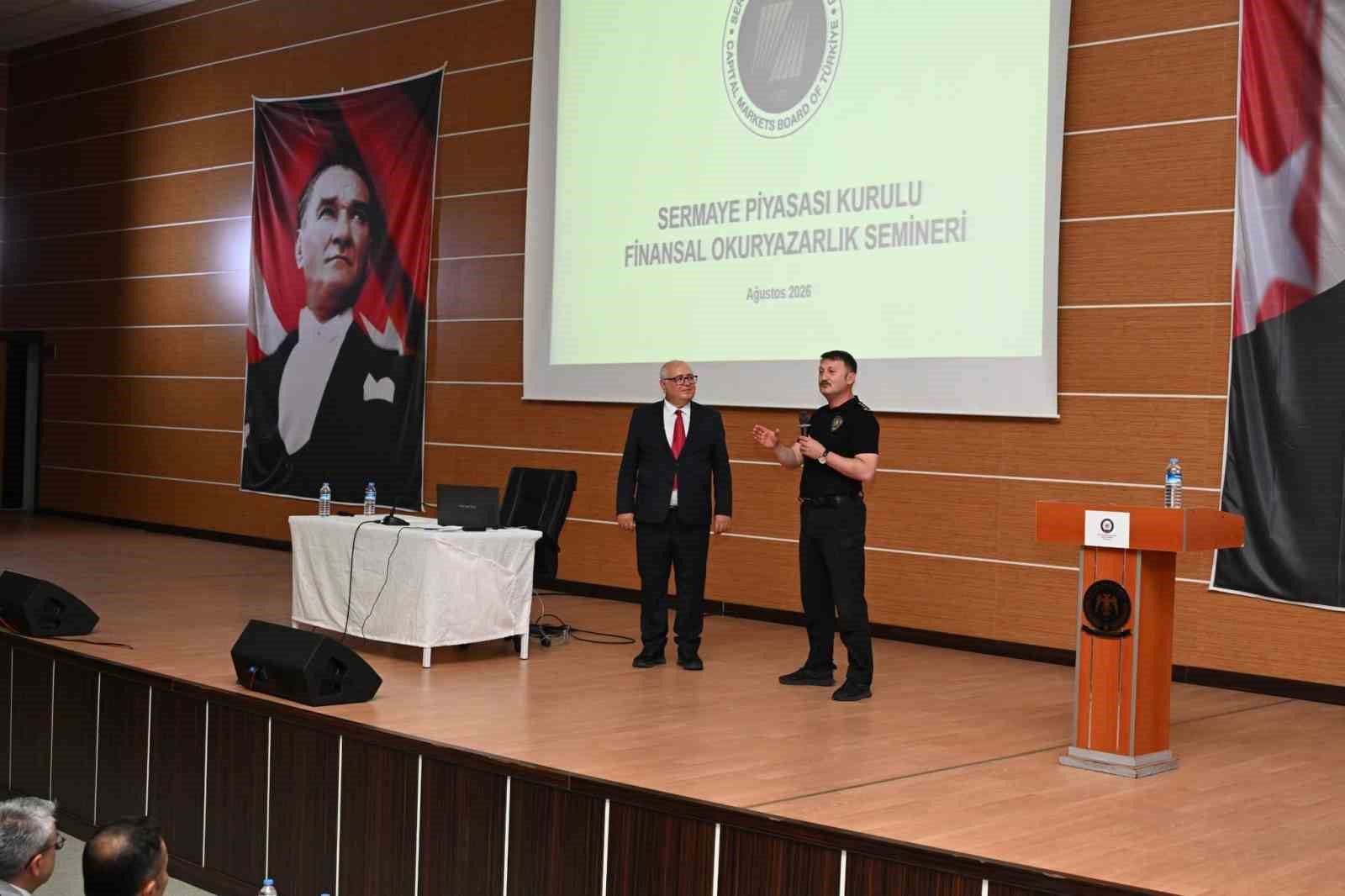 423 emniyet personeline finansal okuryazarlık eğitimi
