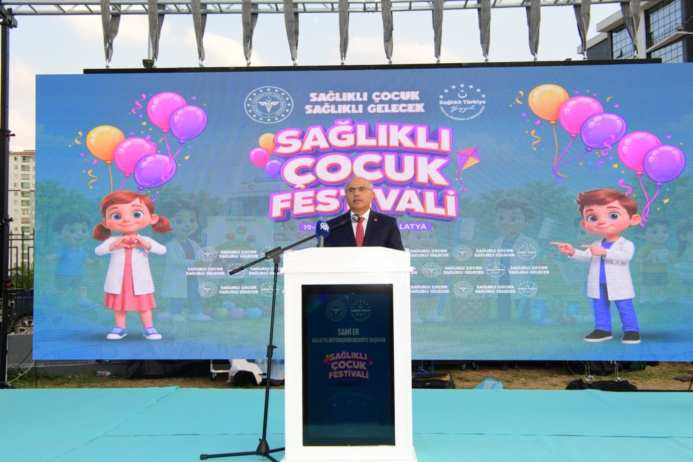 Malatya’da ‘Sağlıklı Çocuk Festivali’ne yoğun ilgi