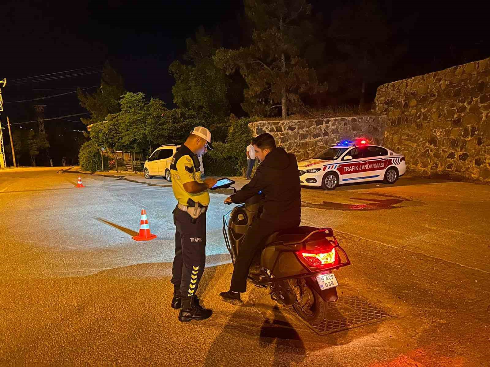 Kilis’te alkol ve motosiklet denetimi