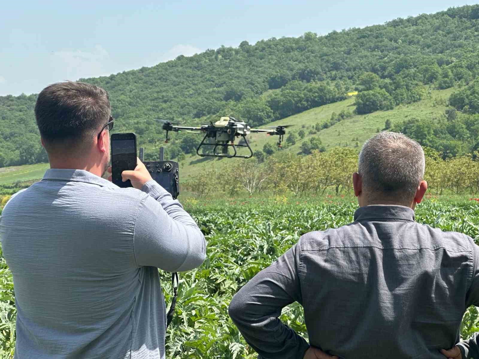 Kestel Belediyesinden &ccedil;ift&ccedil;iye drone desteği; hem zamandan hem yakıttan tasarruf