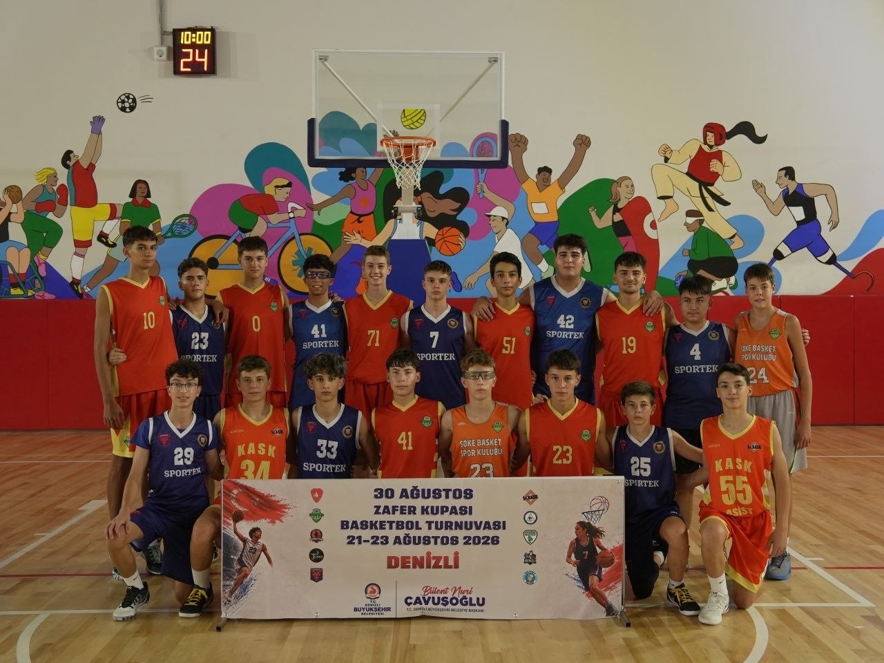 Ege’nin genç sporcuları Denizli’de buluştu