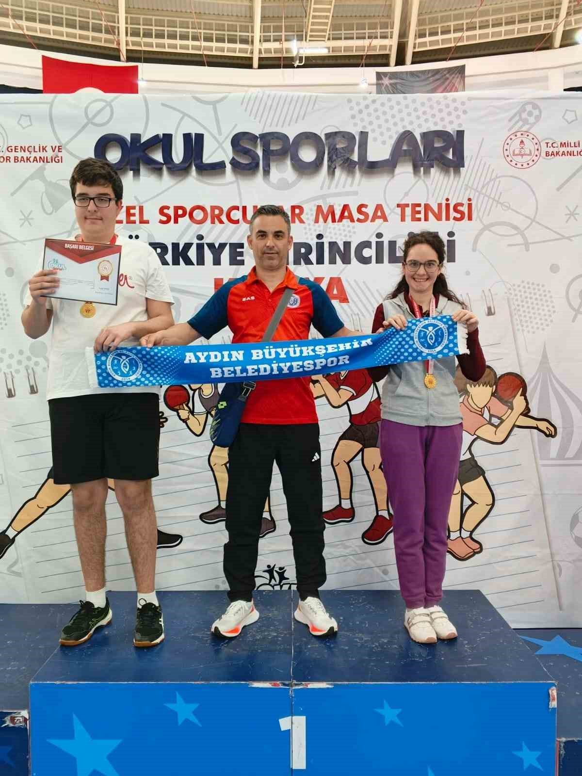 Aydın&rsquo;ın &ouml;zel sporcularından T&uuml;rkiye şampiyonluğu