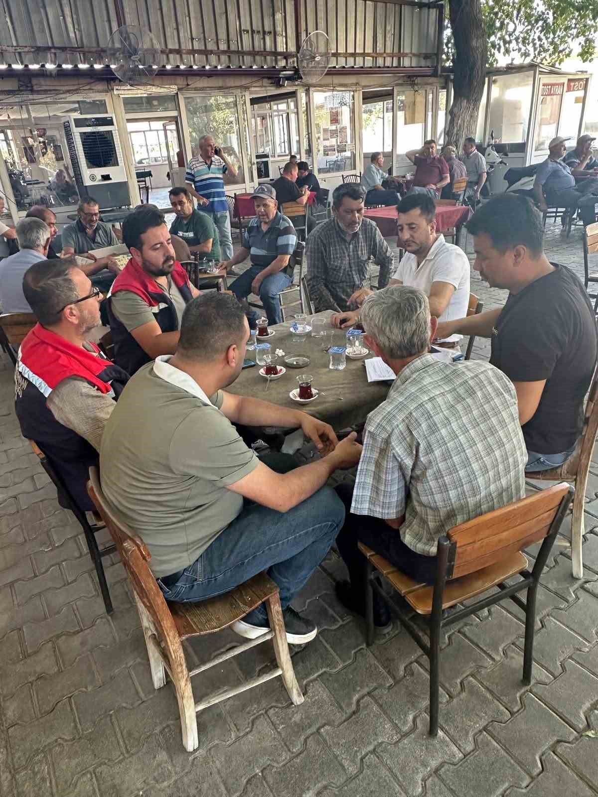 Aydın’ın 17 ilçesinde üreticiler ile bir araya gelindi