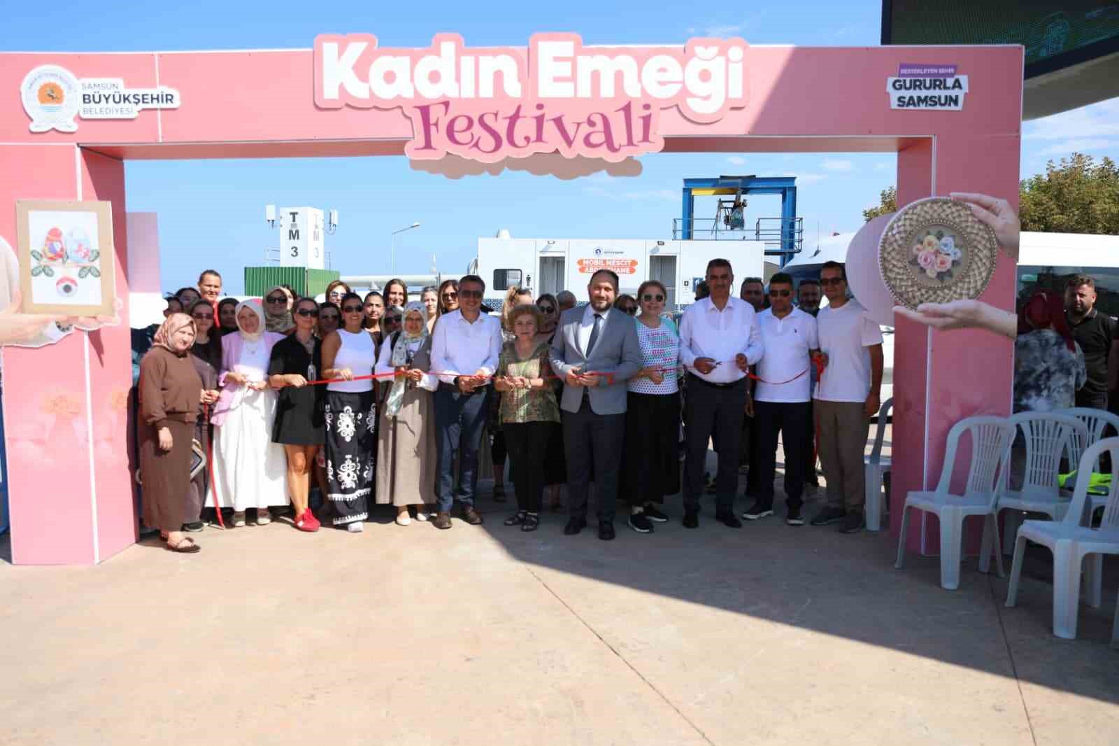 Samsun&rsquo;da Kadın Emeği Festivali başladı