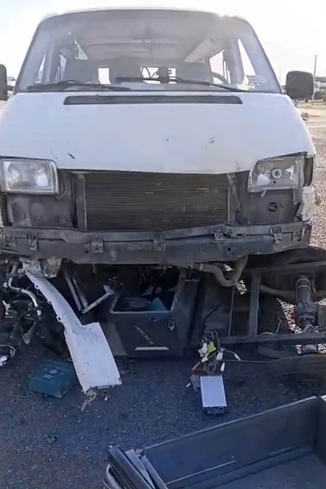 Aksaray’da minibüs 3 tekerli mopede çarptı: 5 yaralı