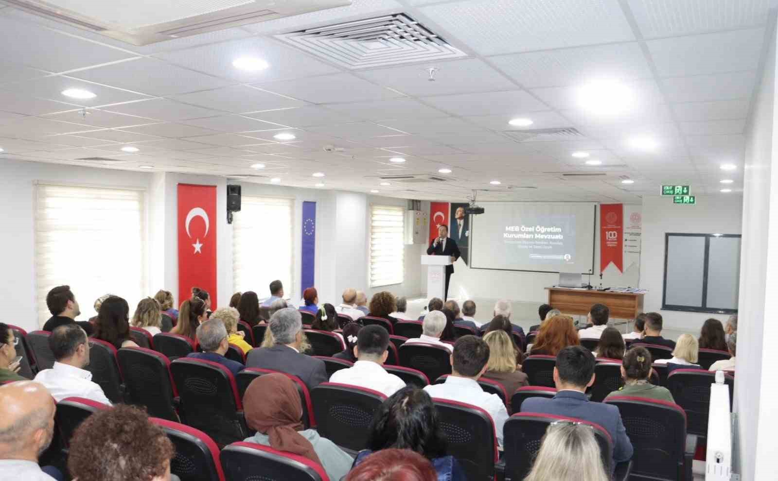 Özel öğretim kurumları müdürleri toplantısı gerçekleştirildi