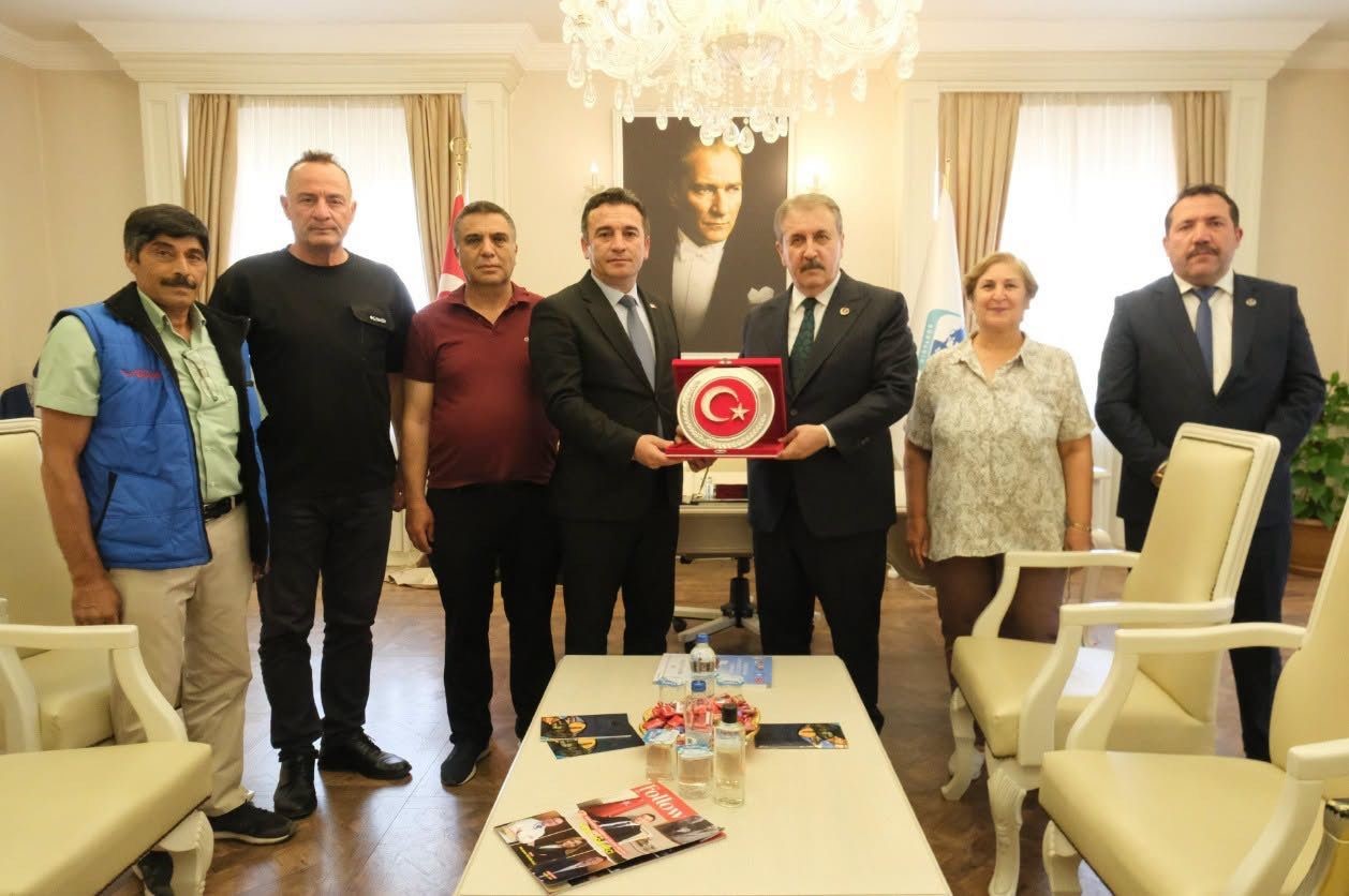 BBP Genel Başkanı Mustafa Destici’den Başkan Dökmeci’ye ziyaret