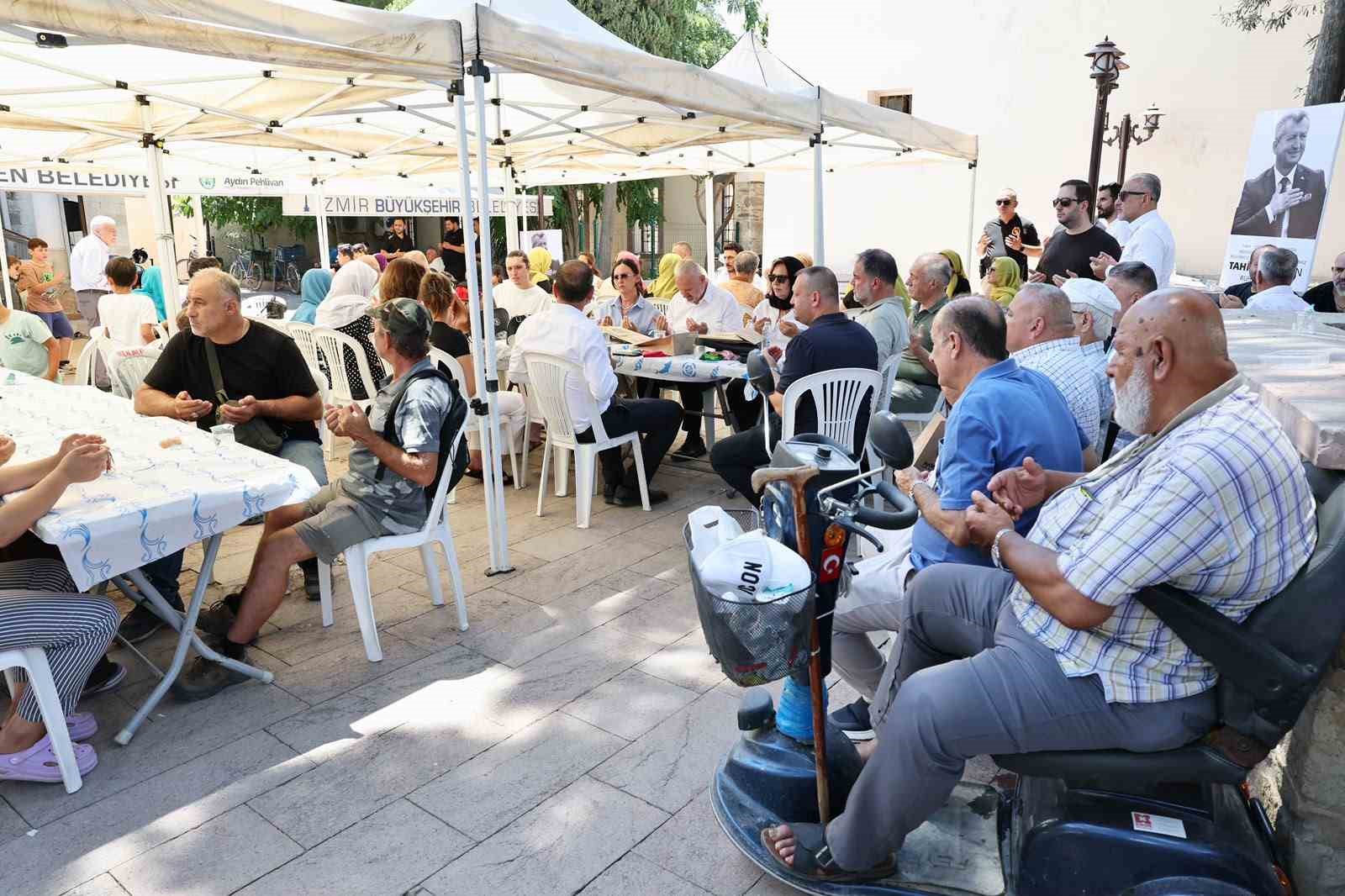 Menemen’de merhum Başkan Şahin dualarla anıldı