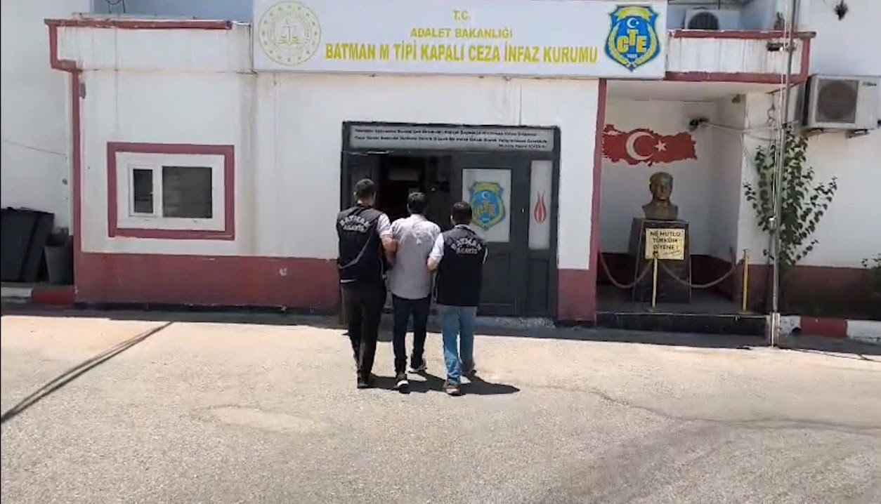 Batman’da 47 yıl 10 ay kesinleşmiş hapis cezası bulunan hükümlü yakalandı