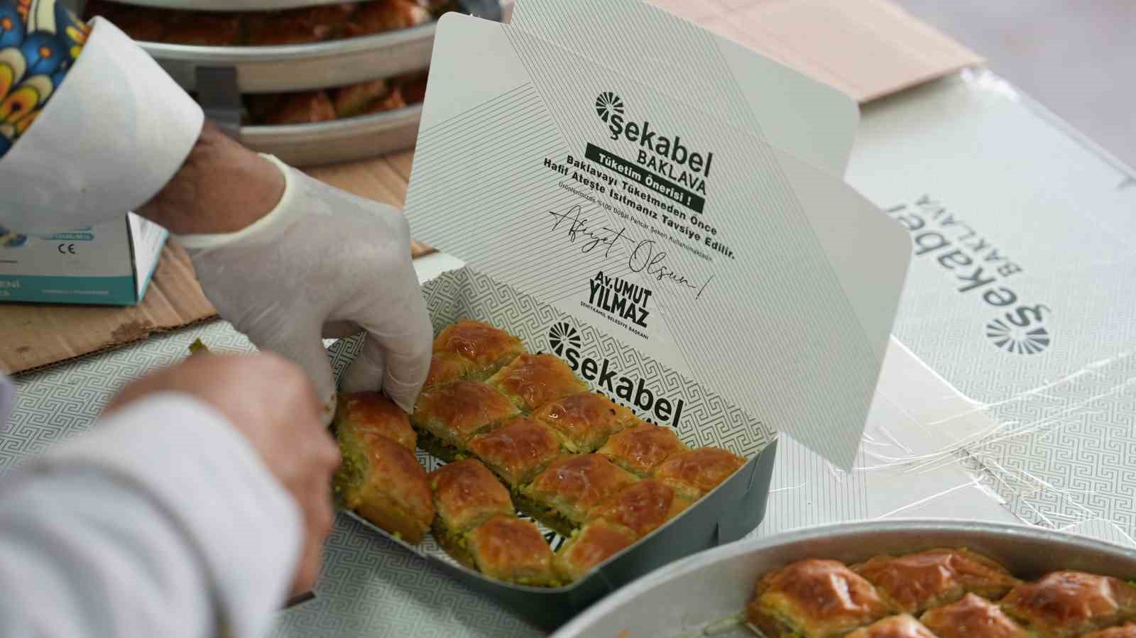 Şekabel baklava Şehitkamil&rsquo;in d&ouml;rt bir yanına yayılıyor