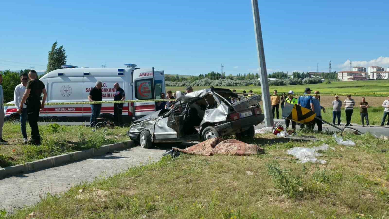 Kayseri’de feci kaza: 2 ölü, 4 yaralı