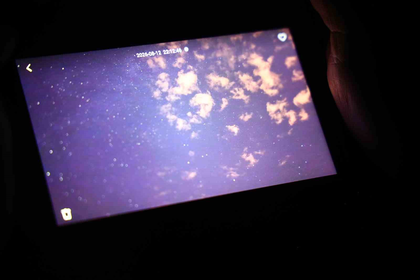 Elazığ’da meteor yağmuru Harput’tan gözlemlendi