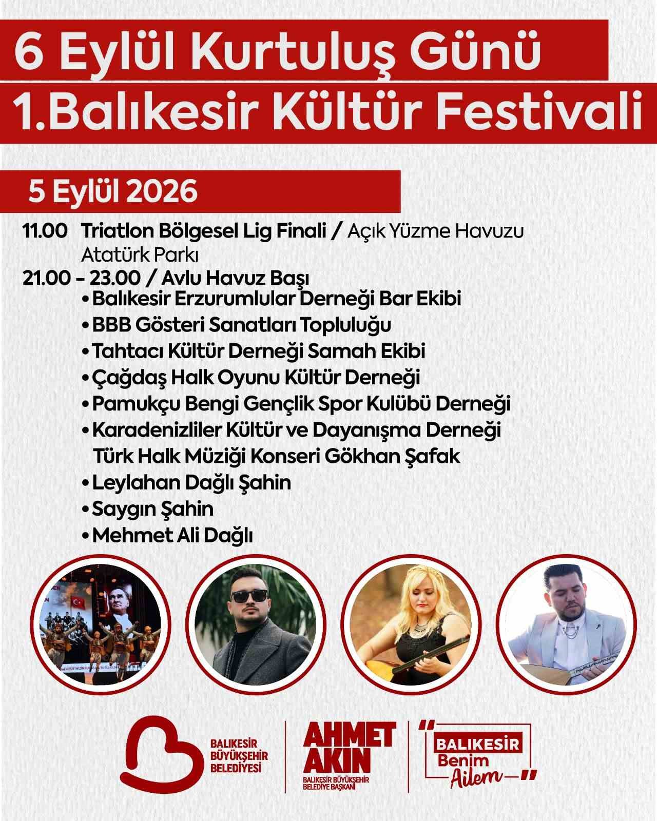 Balıkesir&rsquo;in Kurtuluş coşkusu k&uuml;lt&uuml;r festivali ile ta&ccedil;lanıyor