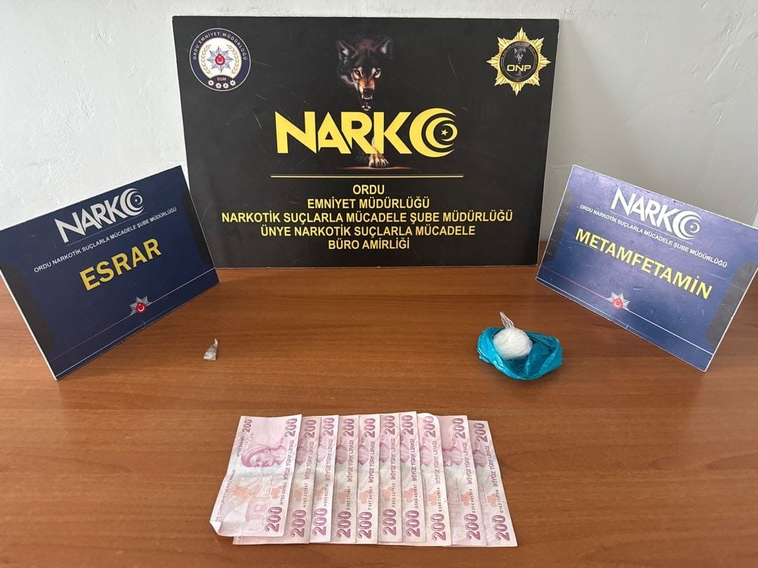 Ordu&rsquo;da uyuşturucu operasyonlarında 2 tutuklama