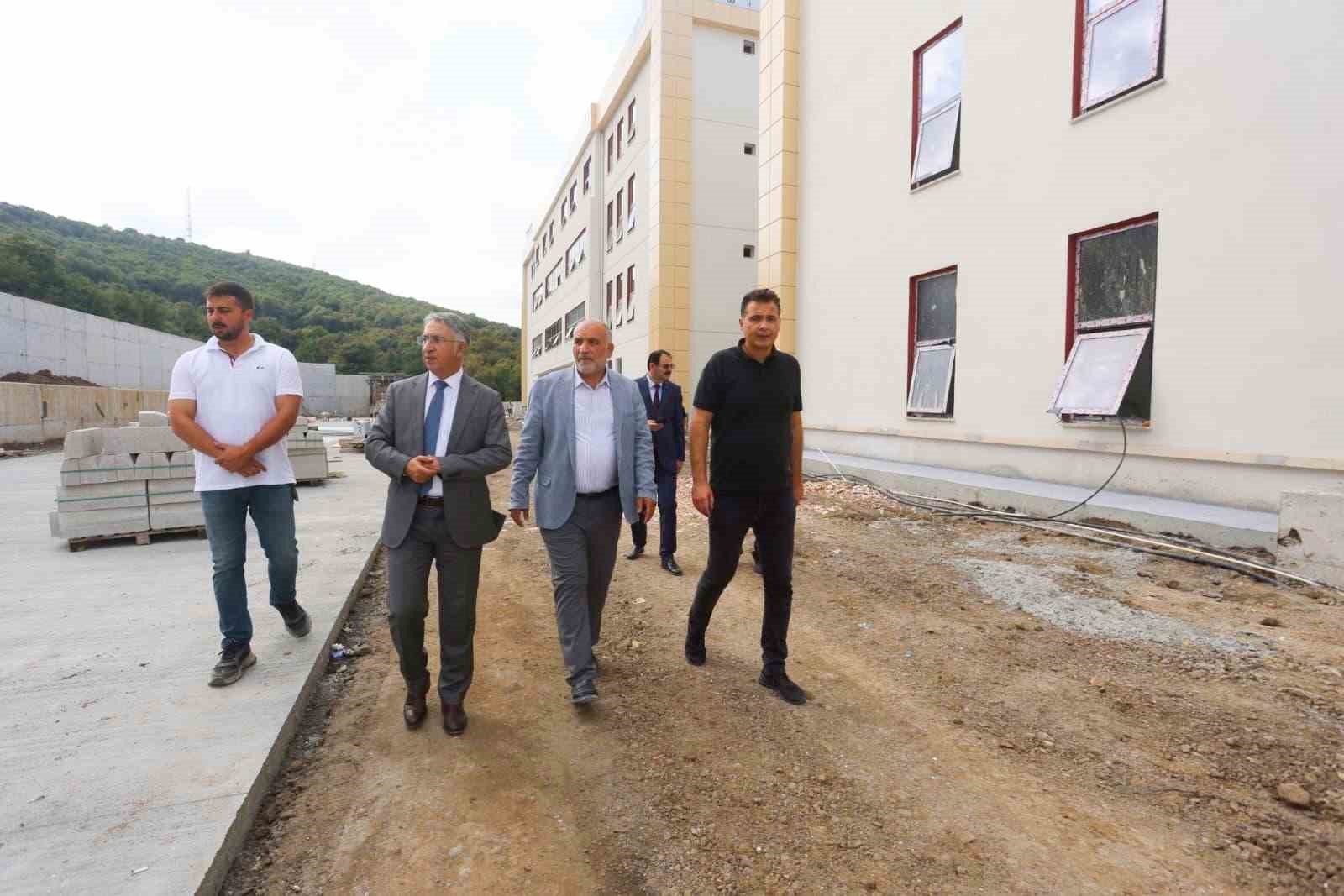 Canik Fen Lisesi inşaatında sona gelindi