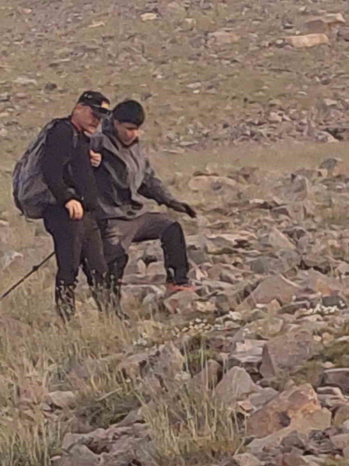 Erciyes Dağı’nda mahsur kalan yabancı uyruklu kişi kurtarıldı
