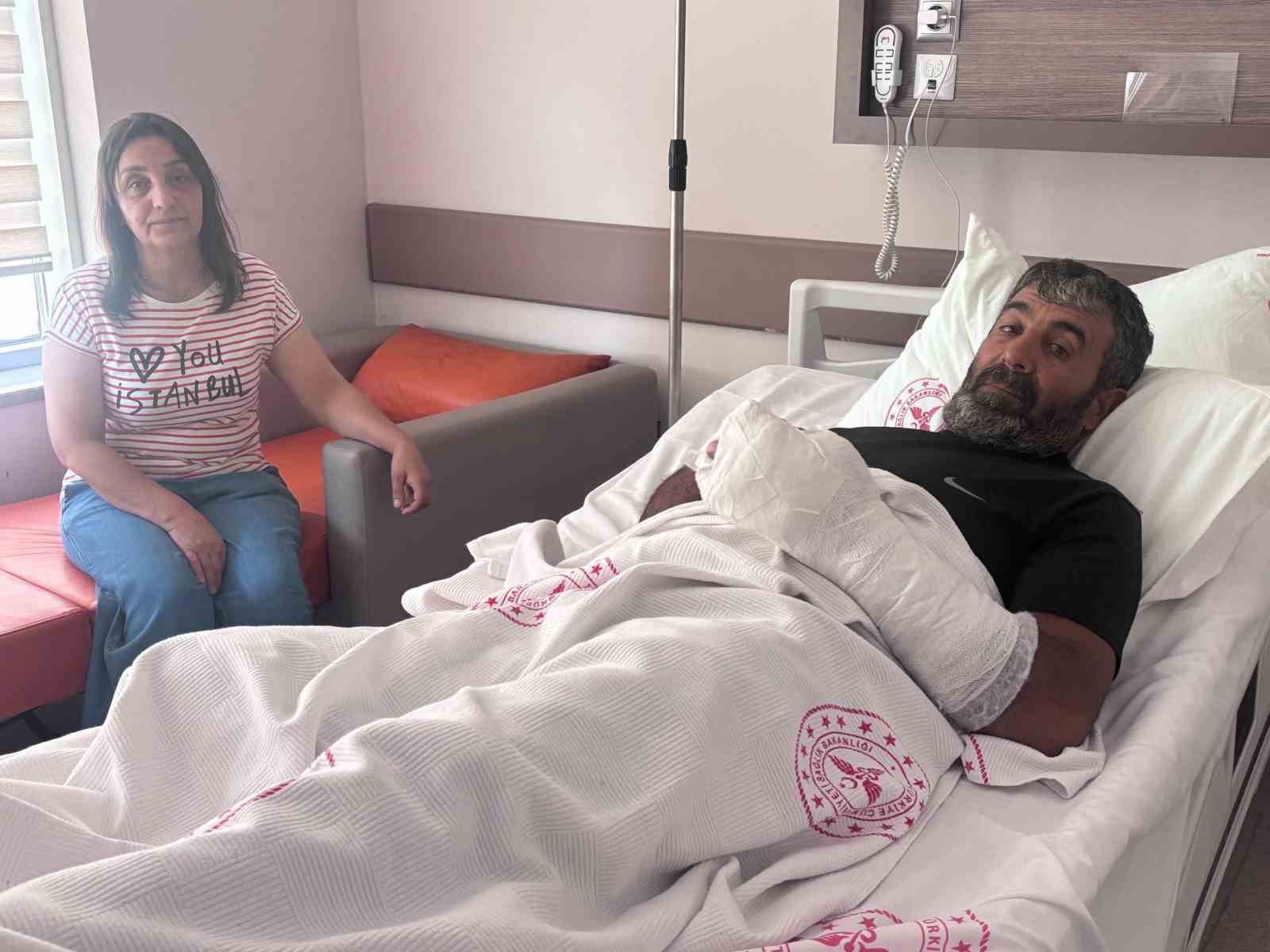 Ayı saldırısından yaralı kurtulan çiftçi yaşadıklarını anlattı: "Kürek olmasaydı sonum ne olurdu bilemedim"