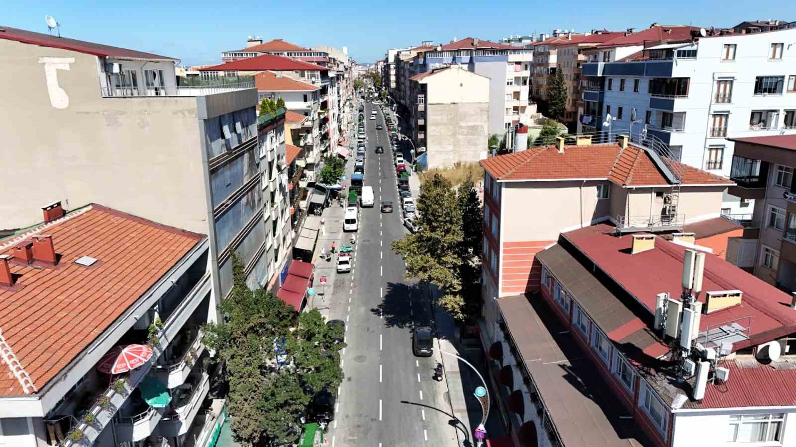 Şehit Numan Dede Caddesi yeni yüzüyle hizmette