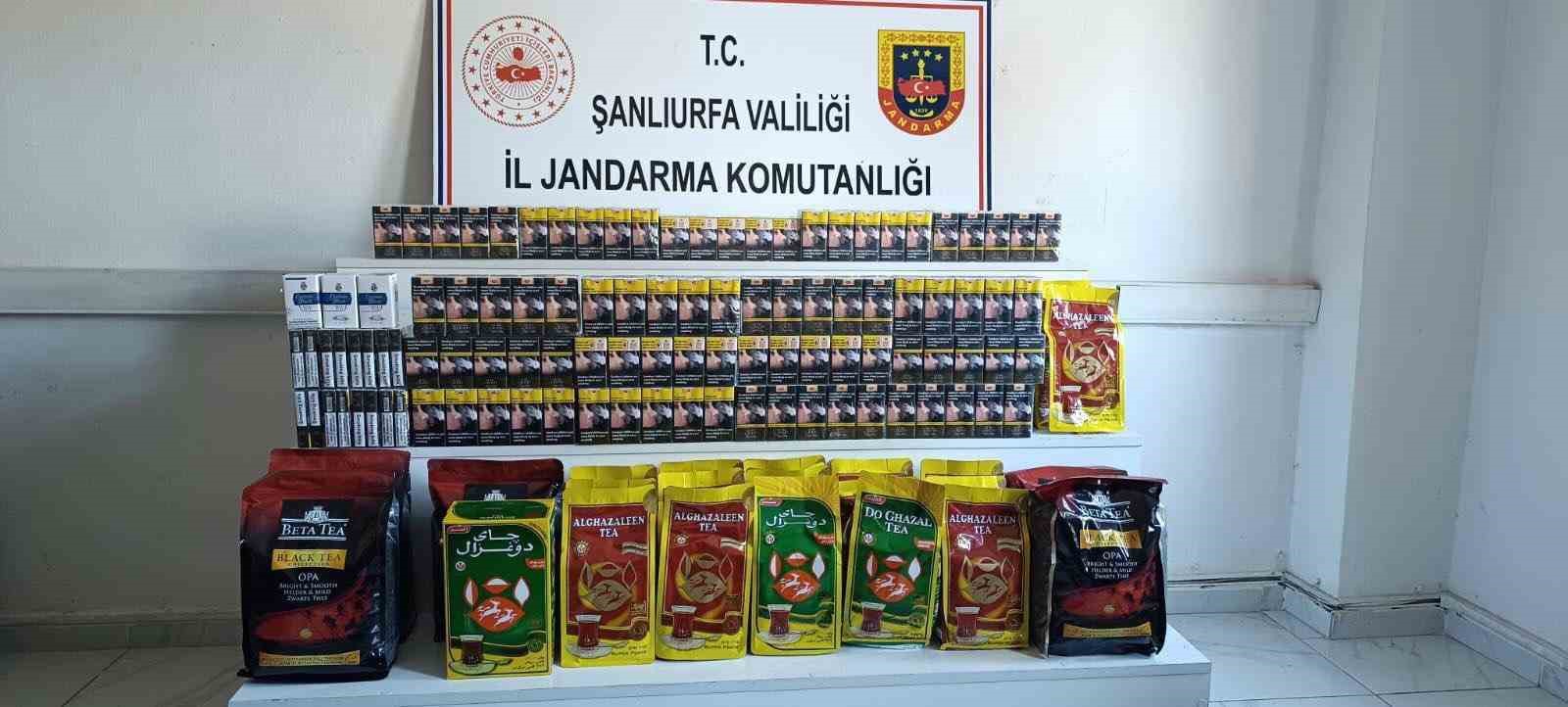 Şanlıurfa’da gümrük kaçağı ürünler ele geçirildi