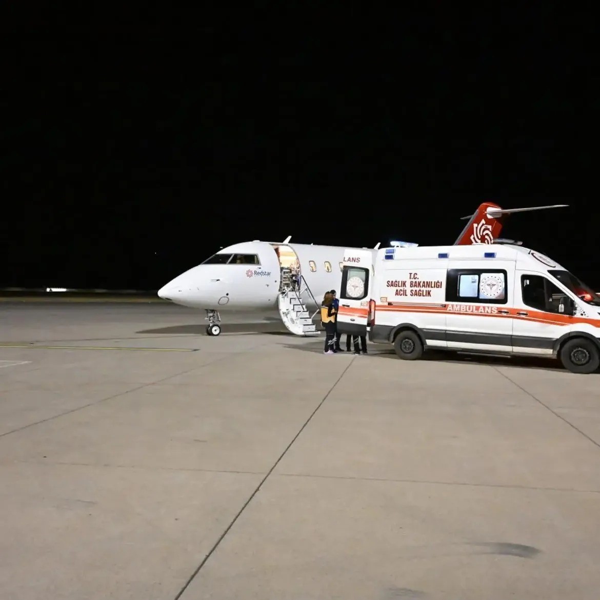 Şırnak’ta 4 aylık kalp hastası bebek ambulans uçakla İstanbul’a sevk edildi