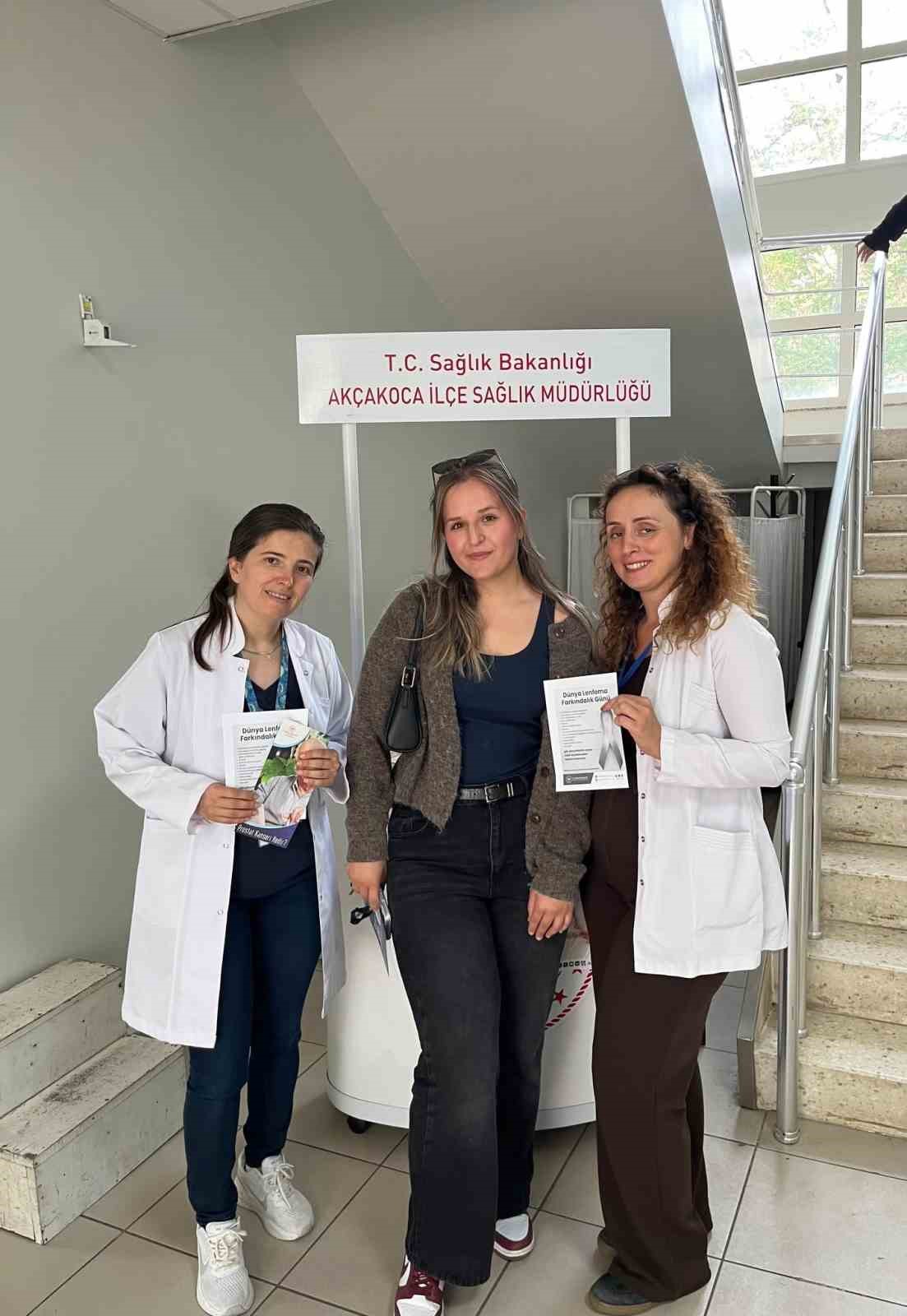 Akçakoca’da lenfoma ve prostat kanserine karşı farkındalık çalışması
