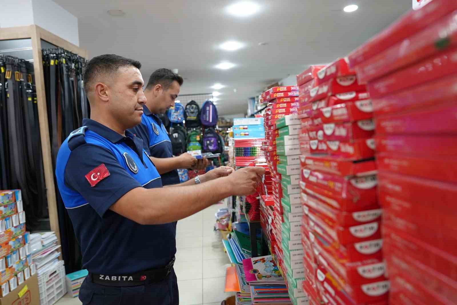 Okul öncesi kırtasiye alışverişlerine zabıta denetimi