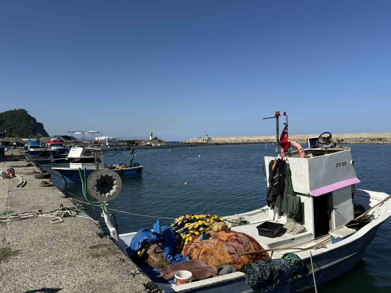 Balık&ccedil;ılar sezonun ilk g&uuml;n&uuml;nde 50 ton palamutla limana d&ouml;nd&uuml;