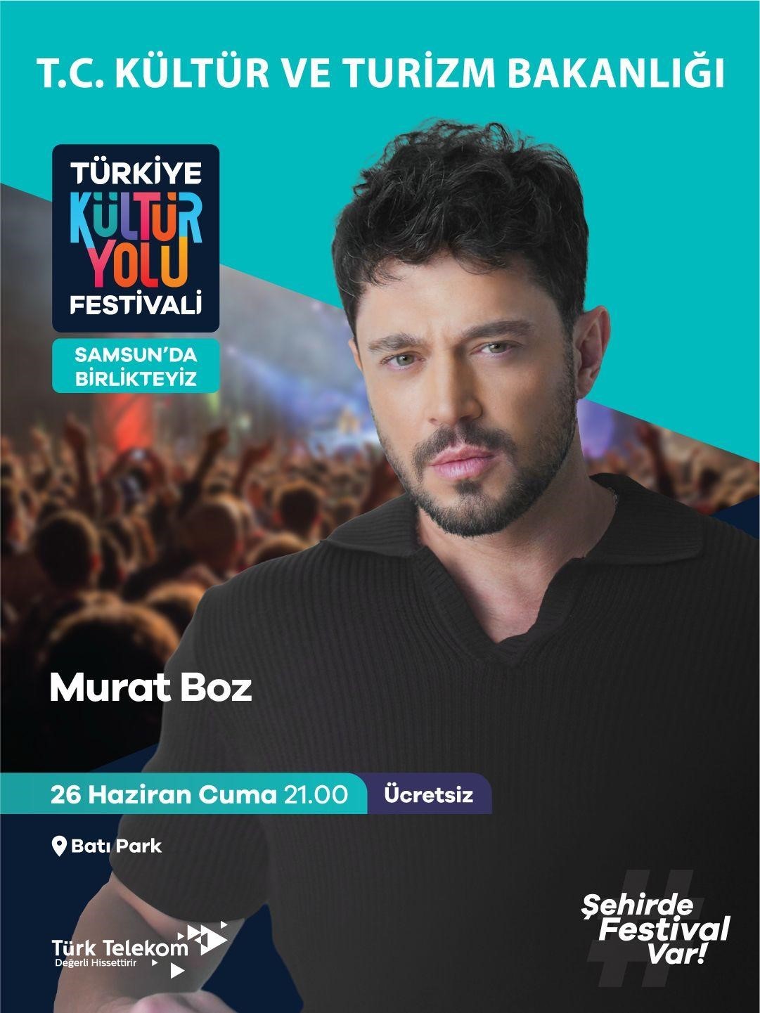Türkiye Kültür Yolu Festivali’nin 7. durağı Samsun